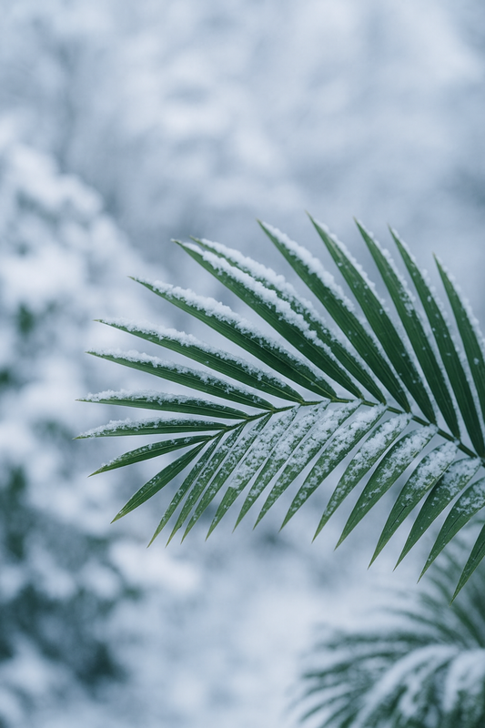 Winterharde palmbomen in de tuin